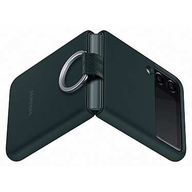 Custodia in silicone Samsung Anello Verde Galaxy Z Flip 3