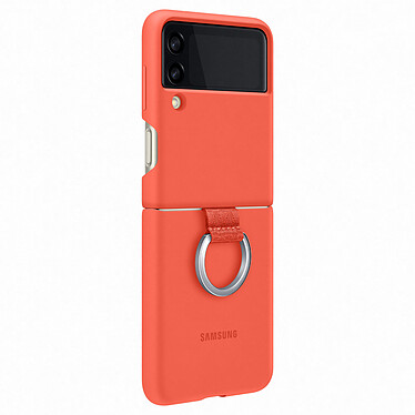 Nota Custodia in silicone Samsung Coral Ring Galaxy Z Flip 3