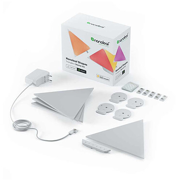 NANOLEAF SHAPES Kit de inicio de triángulos (4 piezas) a bajo precio
