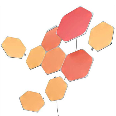 Starter Kit di forme esagonali Nanoleaf Shapes (9 pezzi)