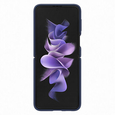 Nota Custodia in silicone Samsung Anello Blu Galaxy Z Flip 3