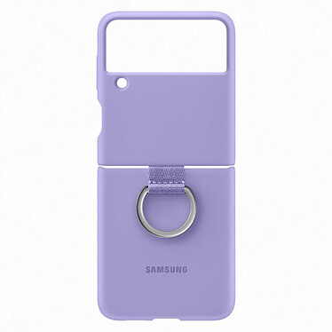 Custodia in silicone Samsung Anello Lavanda Galaxy Z Flip 3