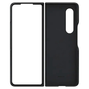 Buy Samsung Leather Case Black Galaxy Z Fold3