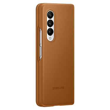 Review Samsung Leather Case Camel Galaxy Z Fold3