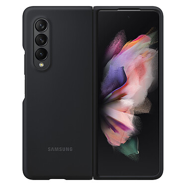 Samsung Coque Silicone Noir Galaxy Z Fold3