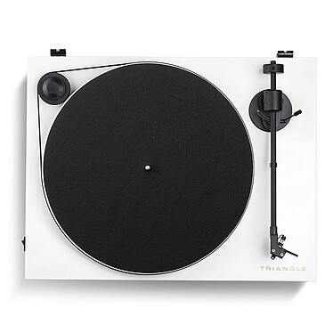 Buy Triangle Vinyl Turntable Frosted White + Triangle AIO TWIN Frosted White