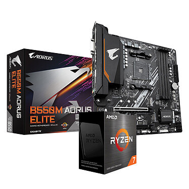 Kit di aggiornamento per PC AMD Ryzen 7 5800X Gigabyte B550 AORUS ELITE