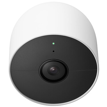 Google Nest Cam (Extérieur ou intérieur - Batterie) Caméra de surveillance d'extérieur ou d'intérieur sans fil - WiFi - Full HD 1080p - vision nocturne - haut-parleur et microphone - champ de vision 130° - détection de mouvement