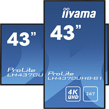 Avis iiyama 42.5" LED - ProLite LH4370UHB-B1