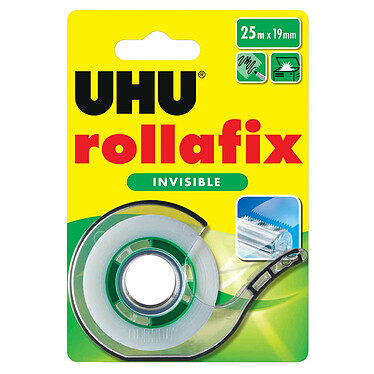 UHU Rollafix Dvidoir Invisible Tape - 25 m