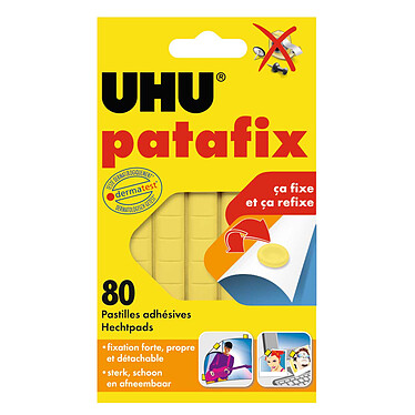 UHU Patafix 80 pastilles jaunes