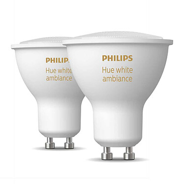 Philips Hue White Ambiance GU10 4.3 W Bluetooth x 2