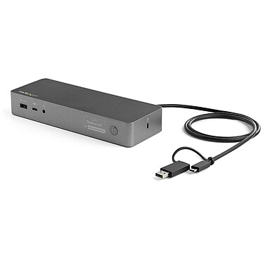 cheap StarTech.com DisplayPort/HDMI Dual Display 4K 60Hz Docking Station for USB-C/A Laptop