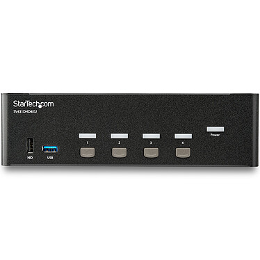 Avis StarTech.com Switch KVM USB-C double affichage 4 ports HDMI avec hub USB intégré