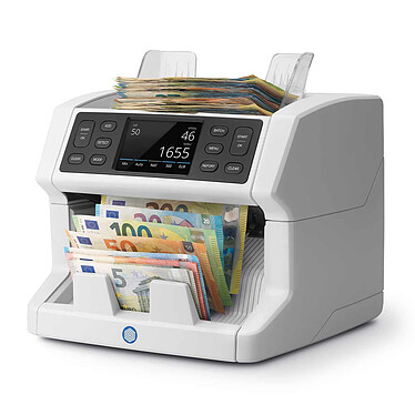 Safescan compteuse de billets 2865-S Compteuse de billets valeur comptable pour EUR, GBP, USD, CHF, PLN, CZK, HUF, SEK, NOK, DKK