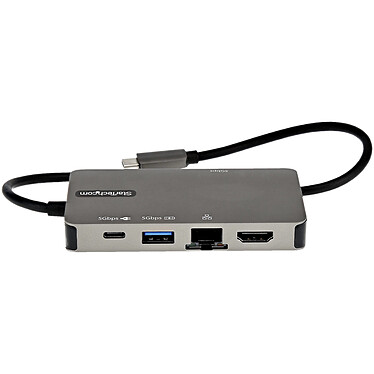 StarTech.com Multiport USB-C to HDMI 4K or VGA Adapter with USB 3.0 Hub, GbE and 100W PD