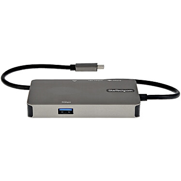 Avis StarTech.com Adaptateur multiport USB-C vers HDMI 4K ou VGA avec Hub USB 3.0, GbE et PD 100 W
