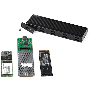 Buy StarTech.com USB 3.1 enclosure for M.2 NVMe or M.2 SATA SSD - Black