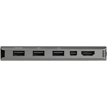 Acheter StarTech.com Adaptateur multiport USB-C avec HDMI ou Mini DisplayPort 4K 60 Hz, Hub USB 4 ports et Power Delivery 100W