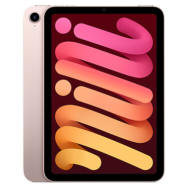 Apple iPad mini (2021) 64 Go Wi-Fi Rose Tablette Internet - Apple A15 Bionic 64 bits - eMMC 64 Go - Écran 8.3" Liquid Retina LED tactile - Wi-Fi AX / Bluetooth 5.0 - Webcam - USB-C - iPadOS 15
