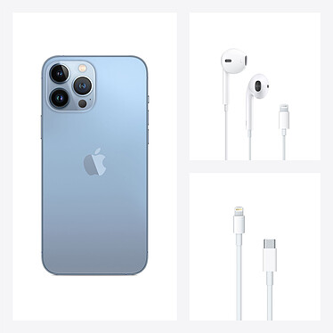 Apple iPhone 13 Pro Max 128 Go Bleu Alpin (MLL93F/A) · Reconditionné pas cher