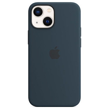 Custodia in silicone Apple con MagSafe Abyss Blu Apple iPhone 13 mini
