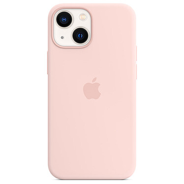 Custodia in silicone Apple con MagSafe rosa gesso per iPhone 13 mini