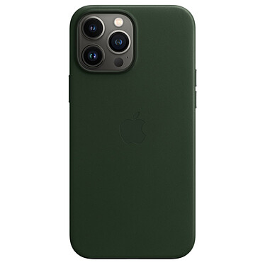 Funda de piel Apple con MagSafe Sequoia Verde Apple iPhone 13 Pro Max