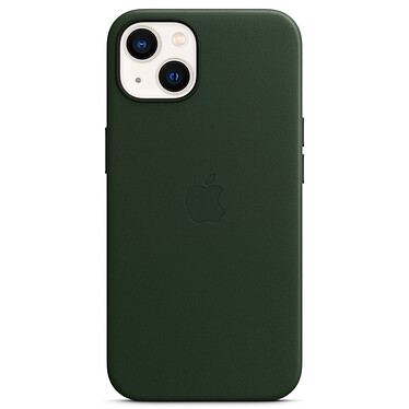 Apple Leather Case with MagSafe Vert Séquoia Apple iPhone 13 Coque en cuir avec MagSafe pour Apple iPhone 13