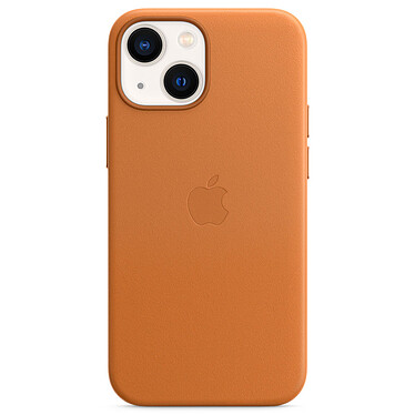 Custodia in pelle Apple con MagSafe marrone dorato per Apple iPhone 13 mini