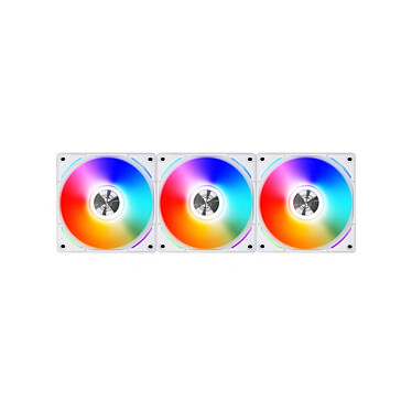 Lian Li Uni Fan AL120 RGB Per 3 (bianco) + Controller