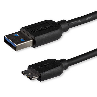StarTech.com USB-A 3.0 to micro USB-B 3.0 slim cable - 3 m