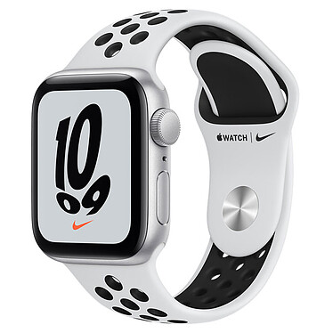 Apple Watch Nike SE GPS Silver Aluminium Sport Band Pure Platinum/Nero 40 mm