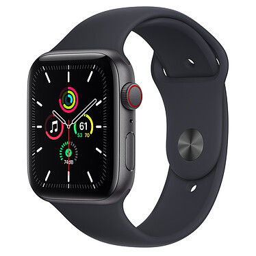 Apple Watch SE GPS + Cellular Space Gray Alluminio Sport Band Midnight 44 mm