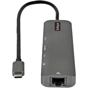 Opiniones sobre Adaptador multipuerto USB-C de StarTech.com - Lector de tarjetas de memoria microSD/SD - Power Delivery 100 W