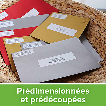 Avis DYMO Pack de 2x 130 Etiquettes Adresse LabelWriter - 89 x 28 mm
