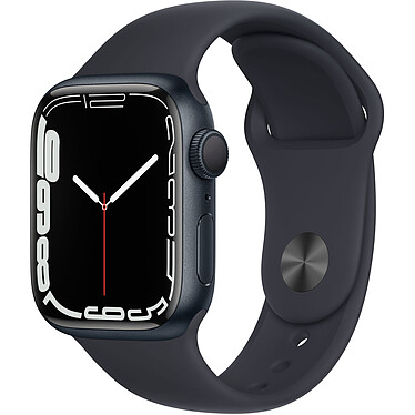 Apple Watch Serie 7 GPS Aluminium Midnight Sport Band 41 mm