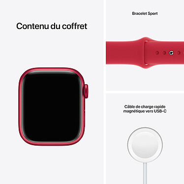 Acquista Apple Watch Serie 7 GPS Aluminium Sport Band (PRODUCT)RED 41 mm
