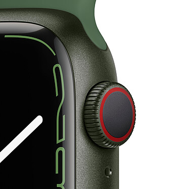 Avis Apple Watch Series 7 GPS + Cellular Aluminium Green Sport Band 41 mm