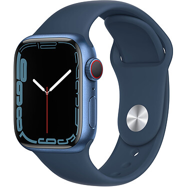 Apple Watch Serie 7 GPS + Cellular aluminium Sport Band BLU ABISSO 41 mm