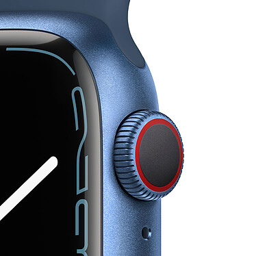 Avis Apple Watch Series 7 GPS + Cellular Aluminium Abyss Blue Sport Band 41 mm