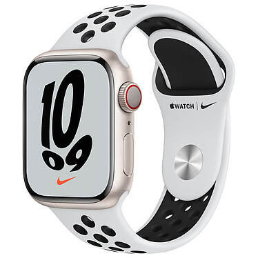 Apple Watch Nike Series 7 GPS + Cellular Aluminium Starlight Sport Band 41 mm
