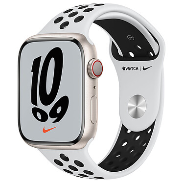 Apple Watch Nike Series 7 GPS + Cellular Aluminium Starlight Sport Band 45 mm