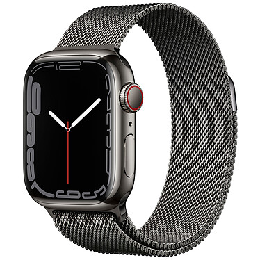Apple Watch Serie 7 GPS + Cellular Graphite Stainless Milanese Band 41 mm