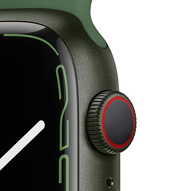 Avis Apple Watch Series 7 GPS + Cellular Aluminium Vert Bracelet Sport 45 mm