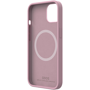 QDOS Pure Touch Case with Pink Snap for iPhone 13