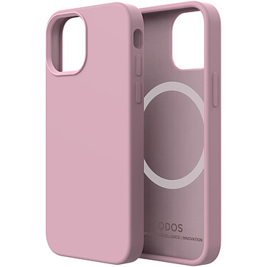 QDOS Pure Touch Case with Pink Snap for iPhone 13 mini