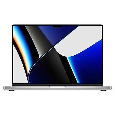 Apple MacBook Pro M1 Pro (2021) 16" Argent 16Go/512Go (MK1E3FN/A) Puce Apple M1 Pro 10-Core/GPU16-Core 16 Go SSD 512 Go 16.2" LED Liquid Retina XDR Wi-Fi AX/Bluetooth Webcam macOS Monterey
