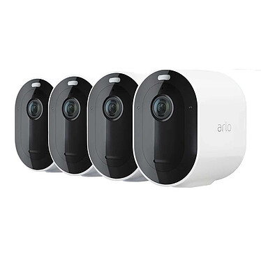 Arlo Pro 4 Pack 4 Cameras - White (VMC4450P)