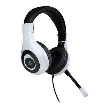BIGBEN 3.5mm wired PC headset with microphone - White